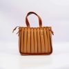 Spiral Handbag Caramel Brown - Image 3
